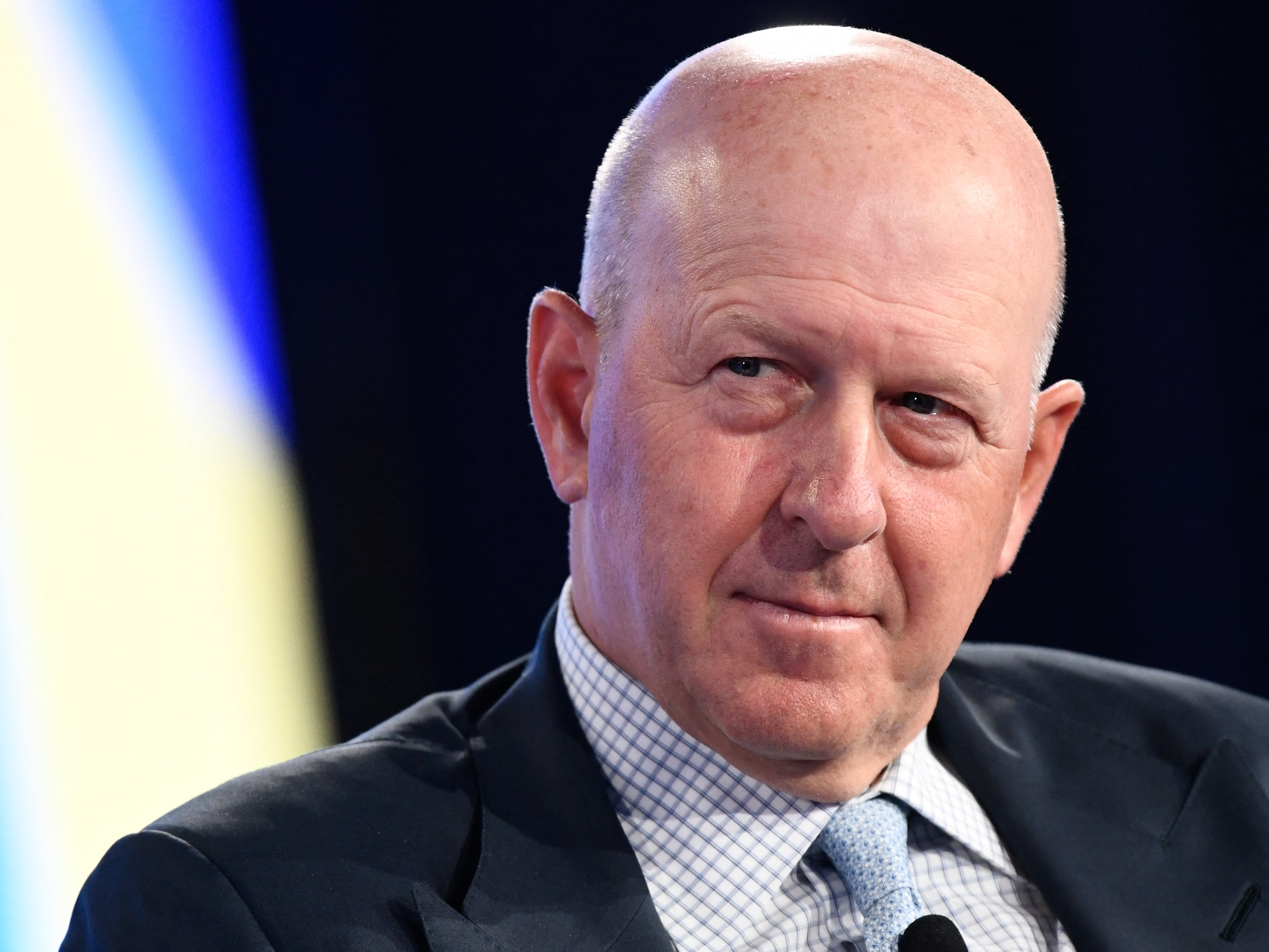 caption: David Solomon, the chairman and CEO of Goldman Sachs.