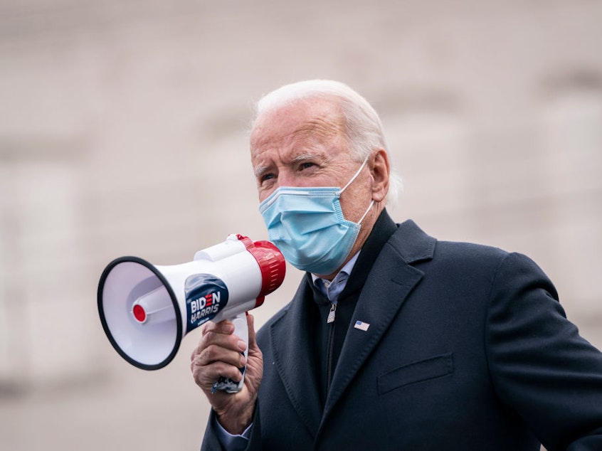 caption: Even before becoming president-elect, Joe Biden has been working on a coordinated, national plan for fighting the coronavirus. Among other things, it will empower scientists at the Centers for Disease Control and Prevention to help set national, evidence-based guidance to stop outbreaks.