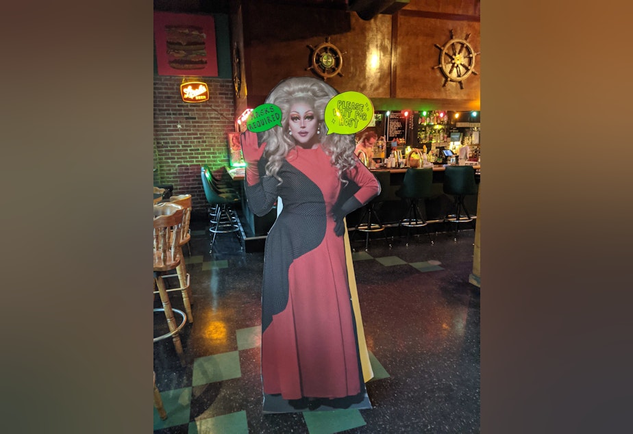 caption: Inside Bait Shop in the Capitol Hill neighborhood on Friday, June 25, 2021