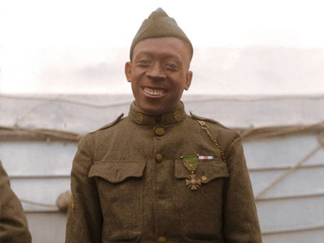 caption: New York Army National Guard Sgt. William Henry Johnson, circa 1919.