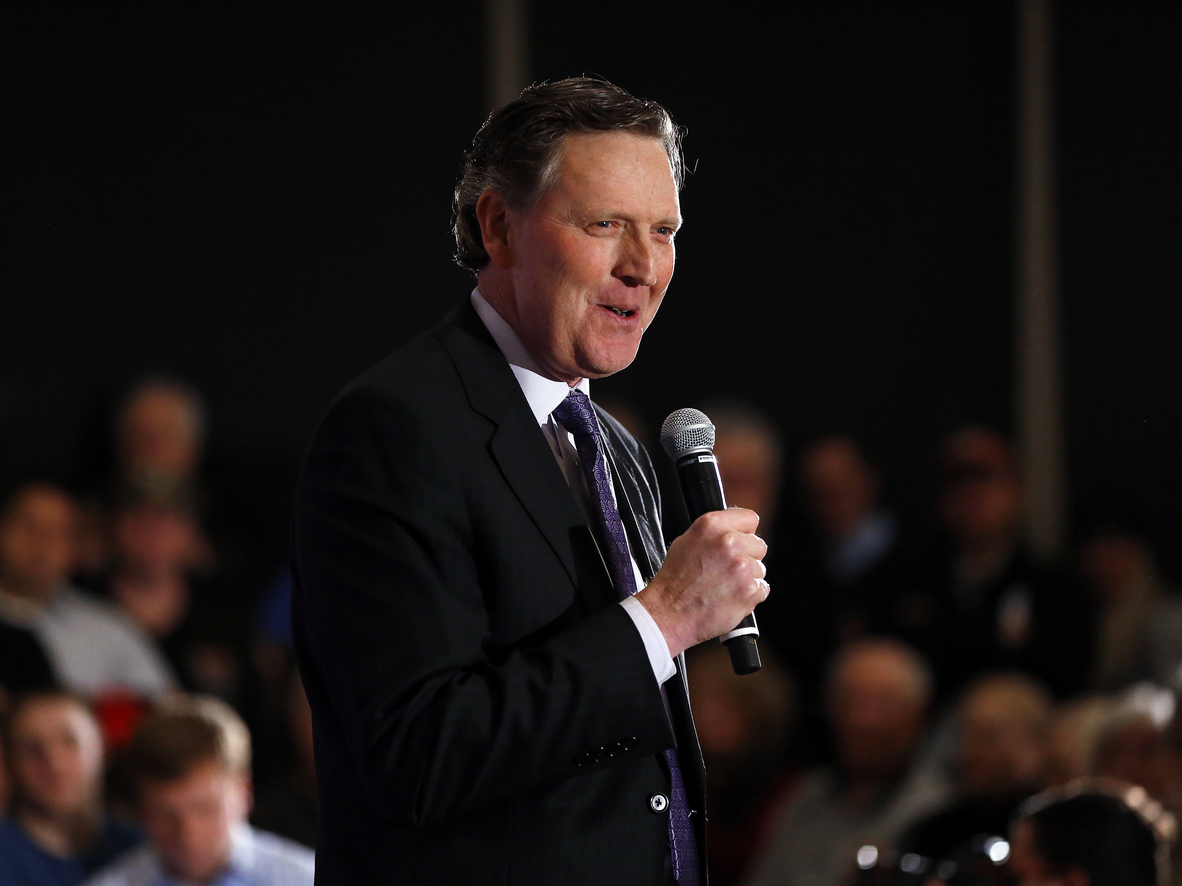 caption: Bob Vander Plaats, an Iowa conservative evangelical who heads a group called The Family Leader, has invited seven top Democratic presidential candidates to a forum in July that is a typical stop for Republican candidates.