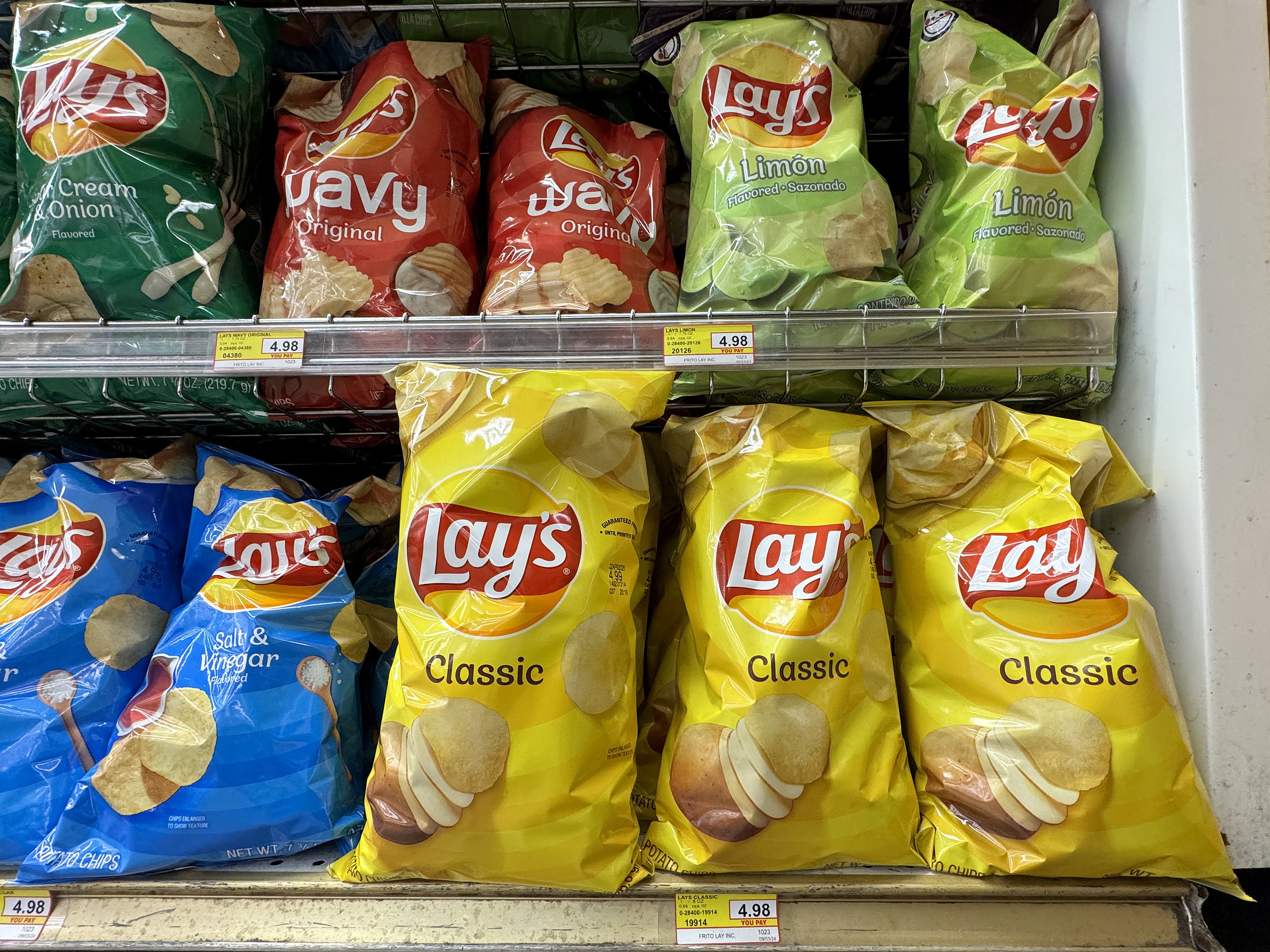 caption: PepsiCo is cutting prices on many of its chips, including Lay's, as soon as this week.