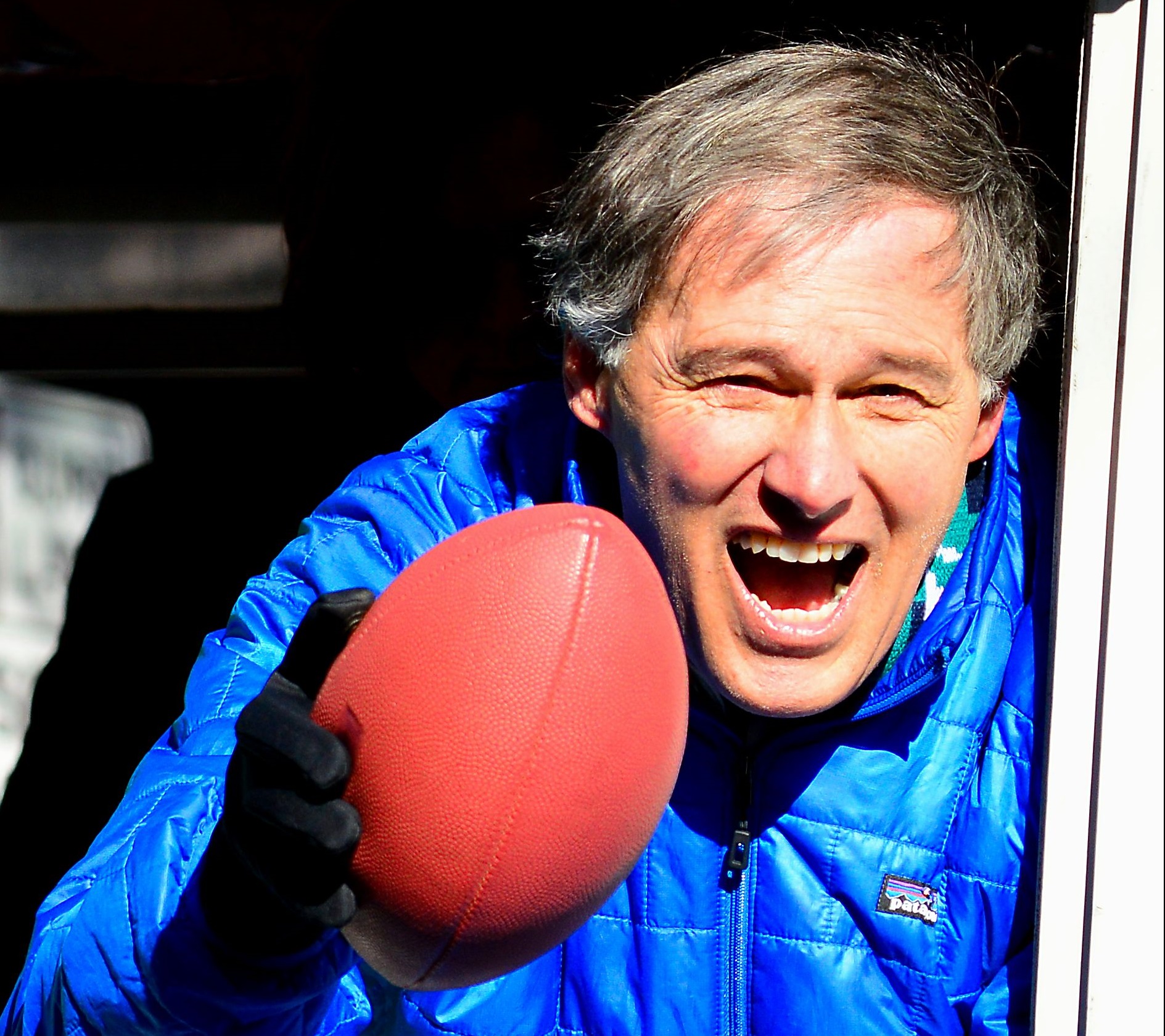 20190301 Jay Inslee Football