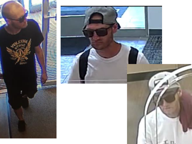 caption: The FBI and local law enforcement are looking for a suspect who has robbed at least three banks in the Denver Metro Area. He has been nicknamed the "Empty Promises Bandit."