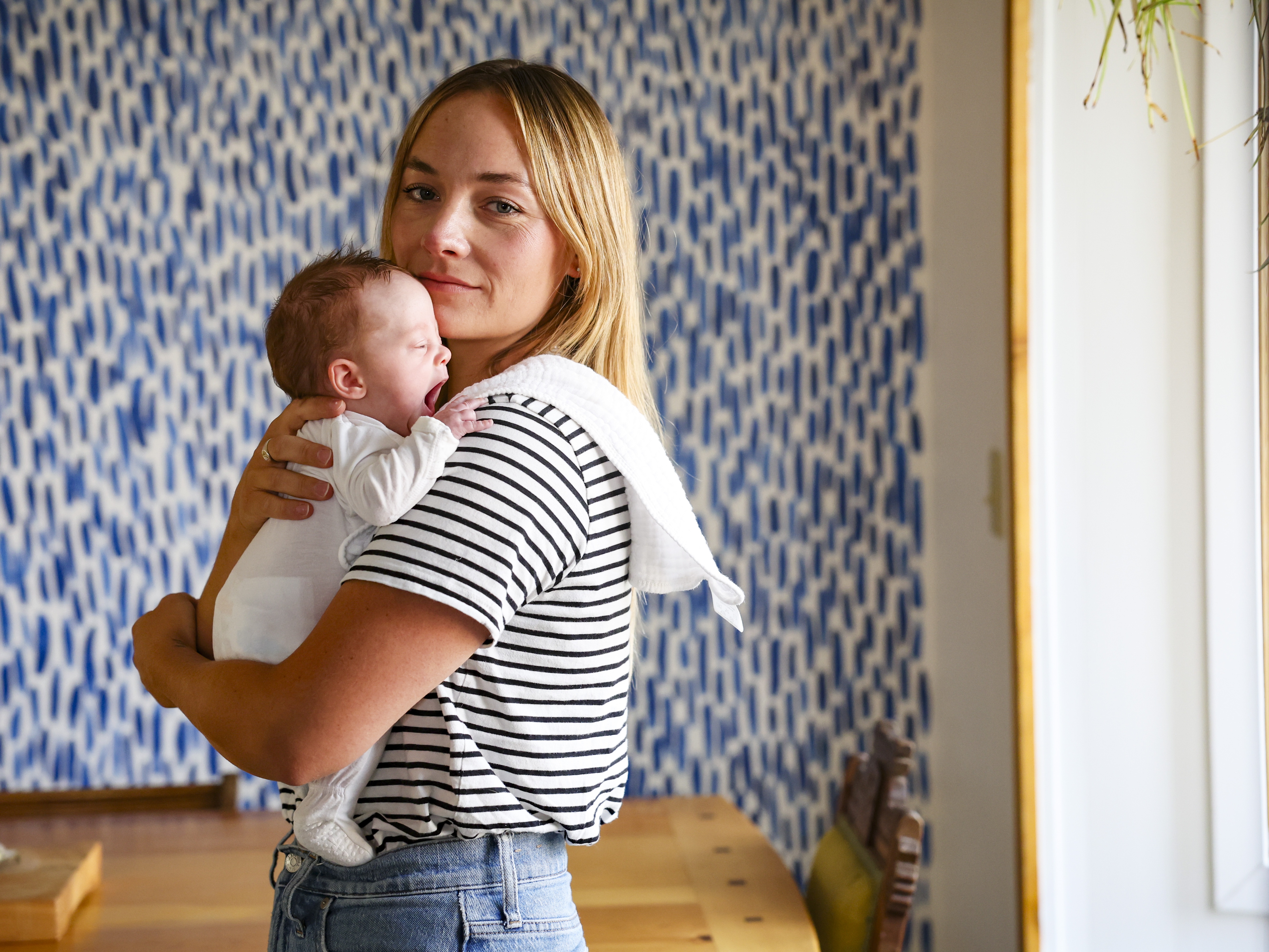 caption: In August, Mary Collins and daughter Rory were both still recovering after Collins experienced severe high blood pressure in her pregnancy, which led to Rory’s premature delivery. 