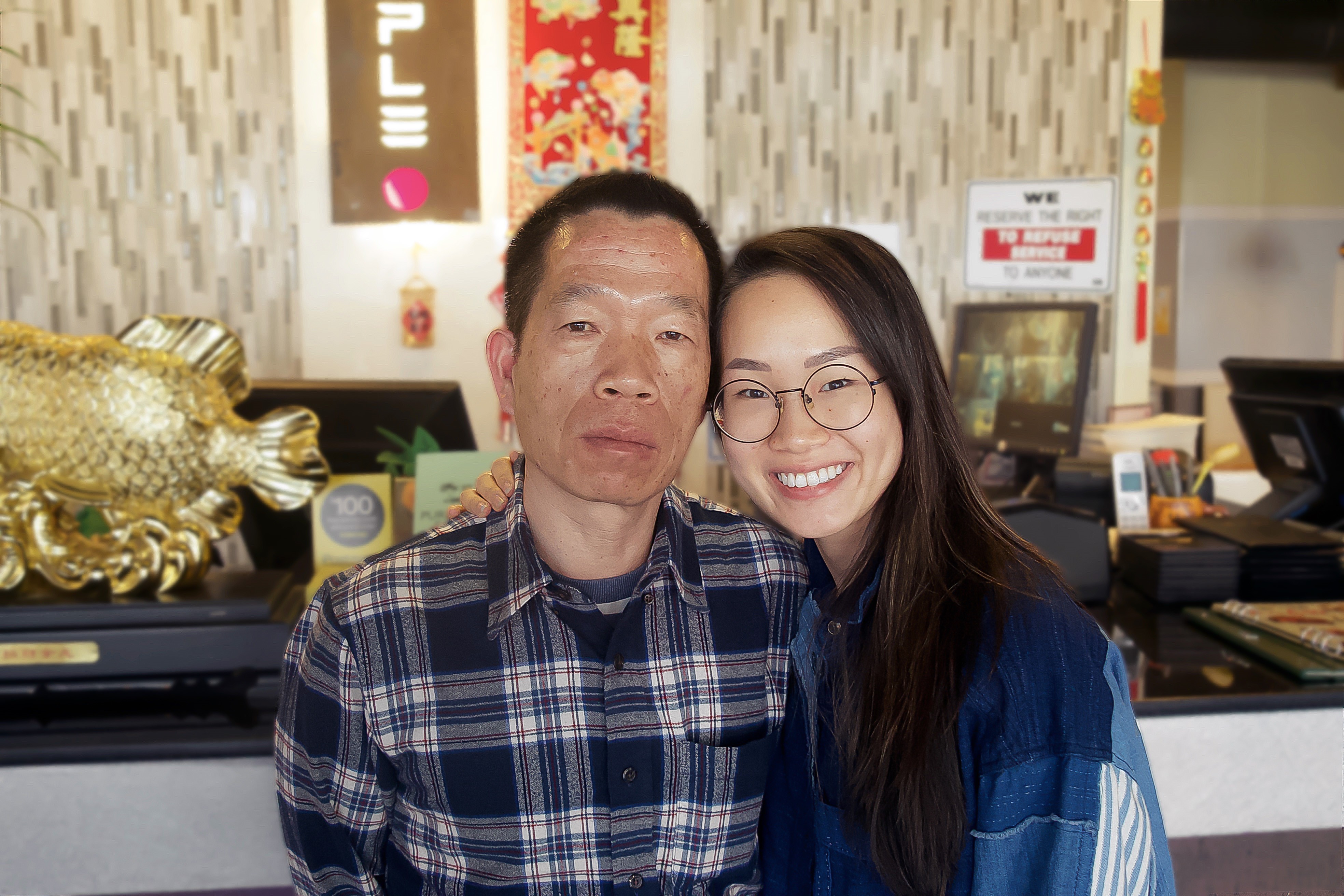 caption: Carol Xie created a social media account for the family restaurant, Purple Dot. Xie says it helped bring in new customers.  