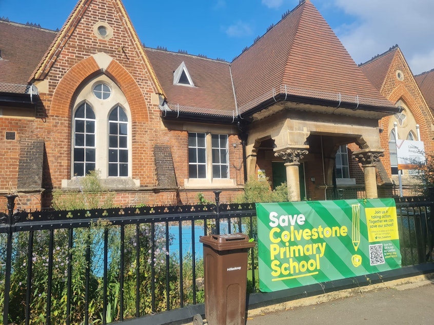 caption: The Colvestone Primary School, which is one of four schools in Hackney which closed this year.