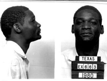 caption: Bobby James Moore was convicted of capital murder for shooting and killing a store clerk while robbing a grocery store in April 1980.