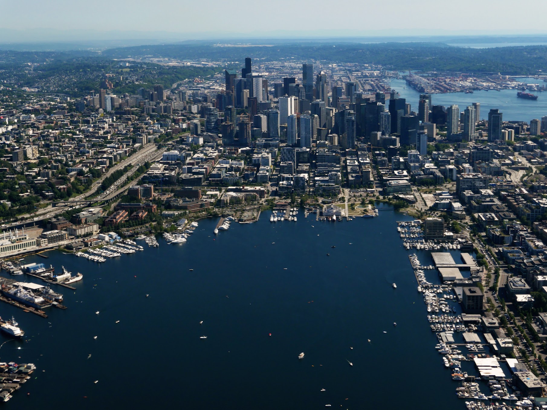 caption: Seattle Lake Union Summer