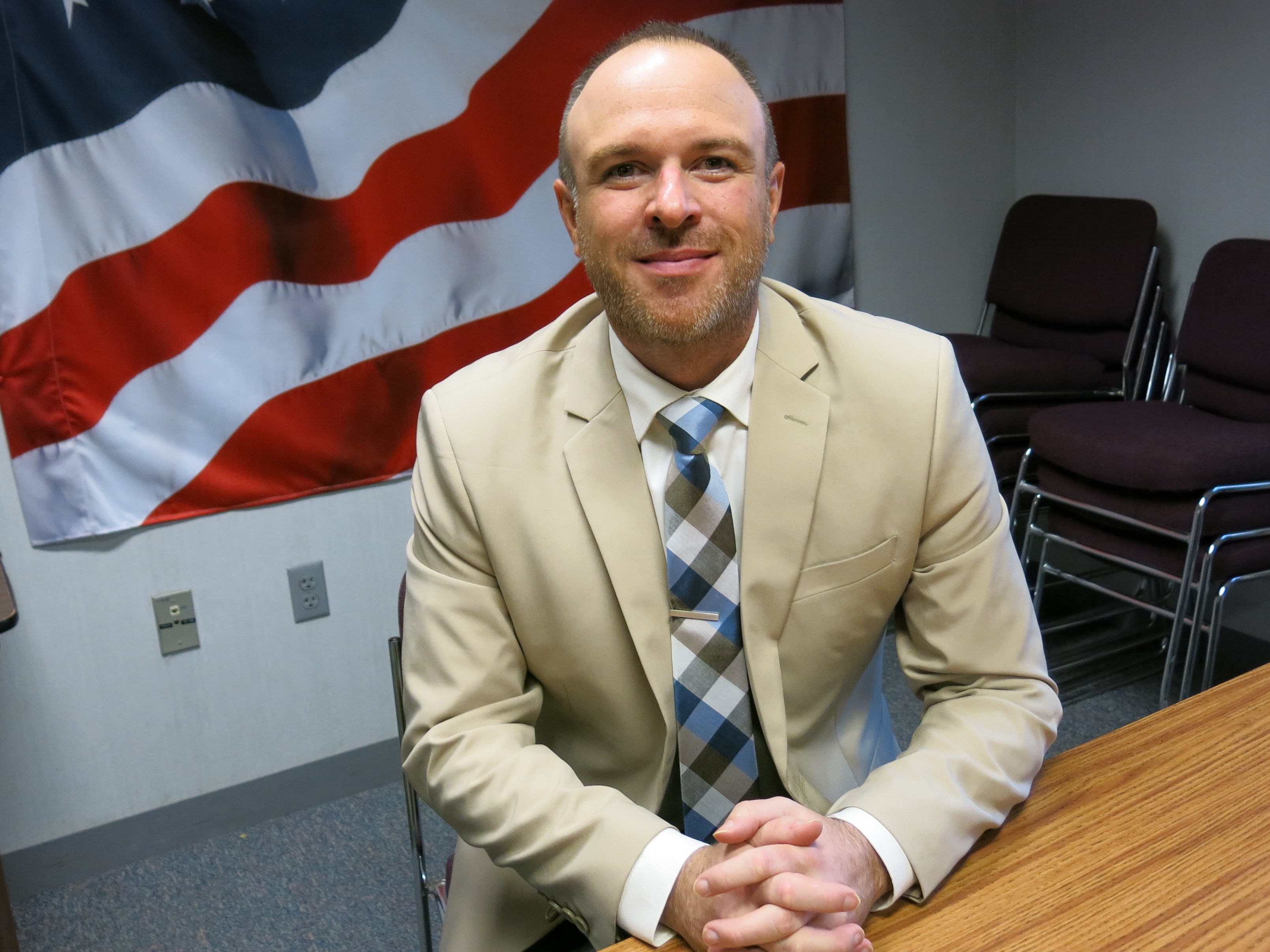 caption: Morton County Commissioner Cody Schulz says the Dakota Access Pipeline protests cost his county nearly $40 million. The state paid much of that cost.