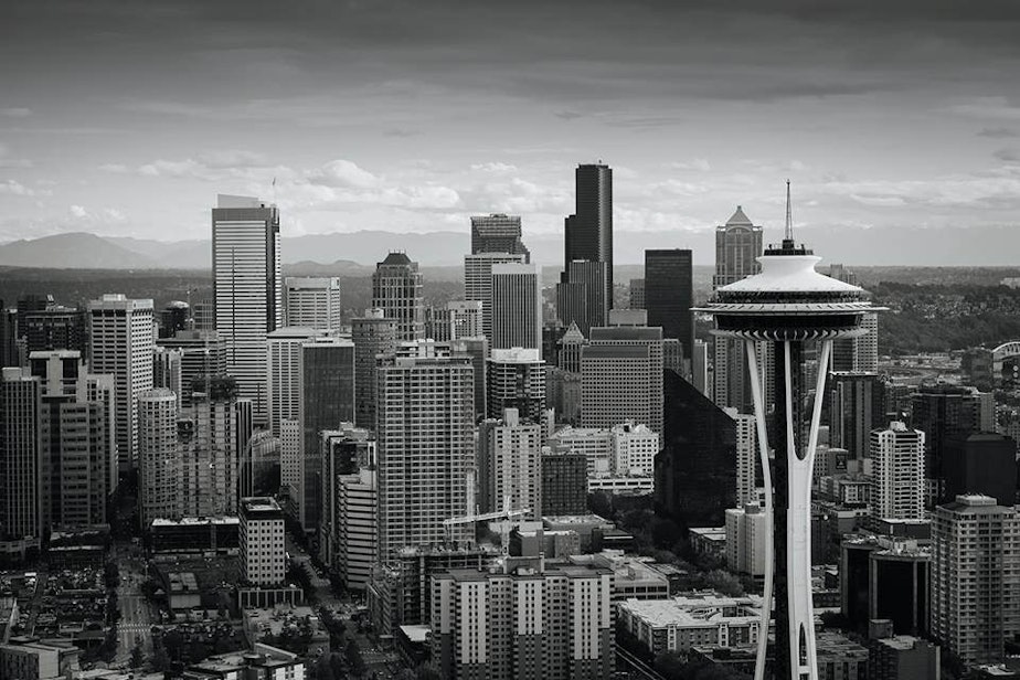 caption: Seattle skyline.