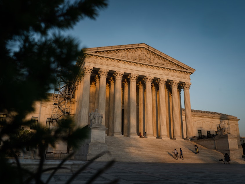 caption: The Supreme Court of the United States on Friday, April 21, 2023 in Washington, D.C.