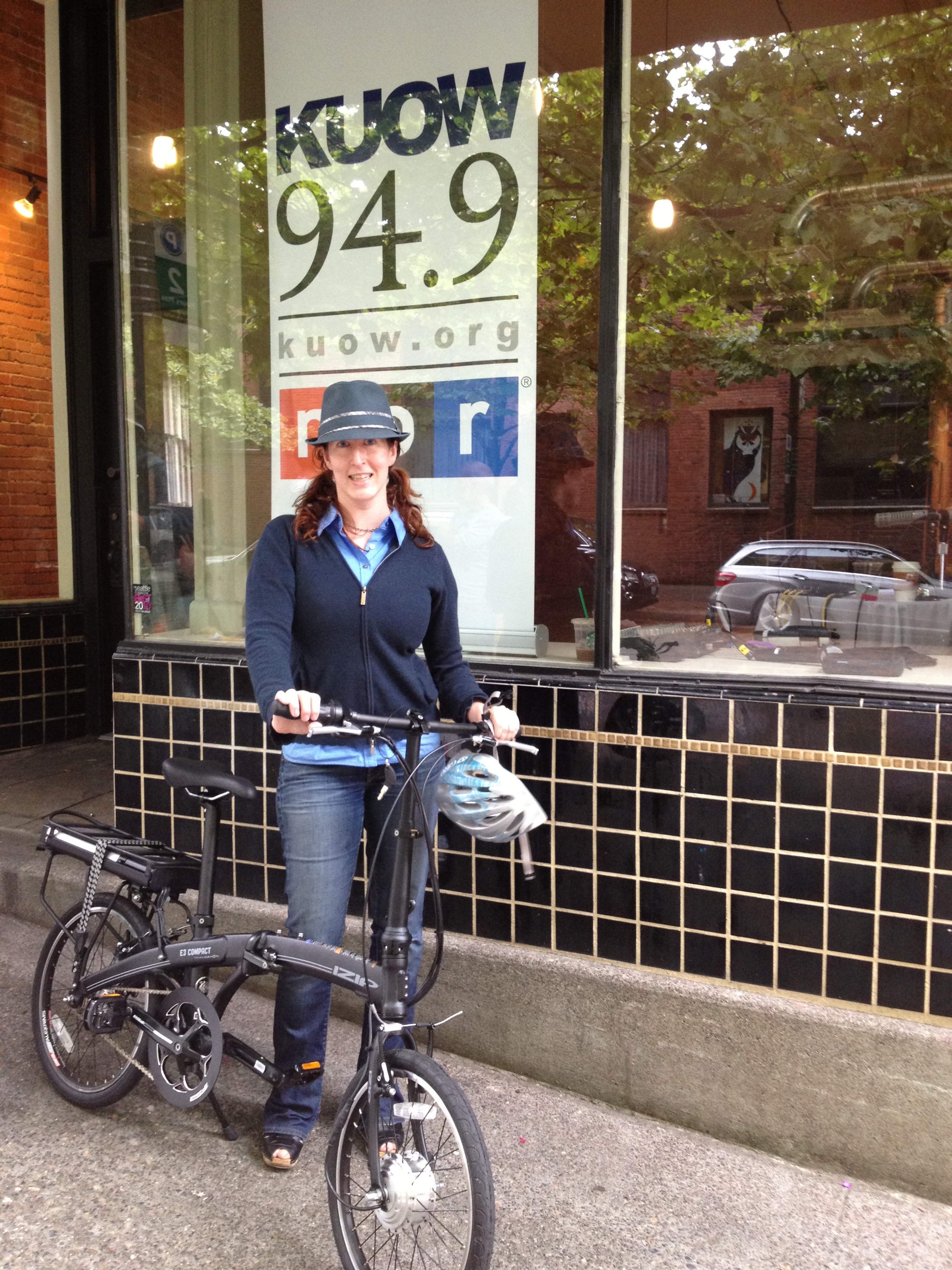 caption: News Quiz winner Maggie Groves.