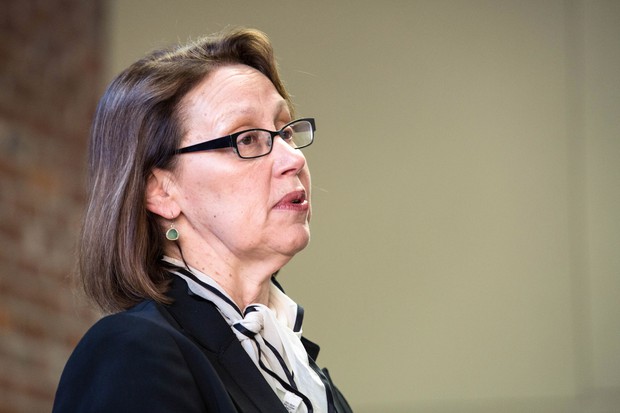caption: <p>Attorney General Ellen Rosenblum in Salem, Oregon, on Feb. 17, 2015.</p>