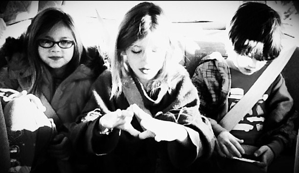 caption: Kids: should they count as carpool passengers?