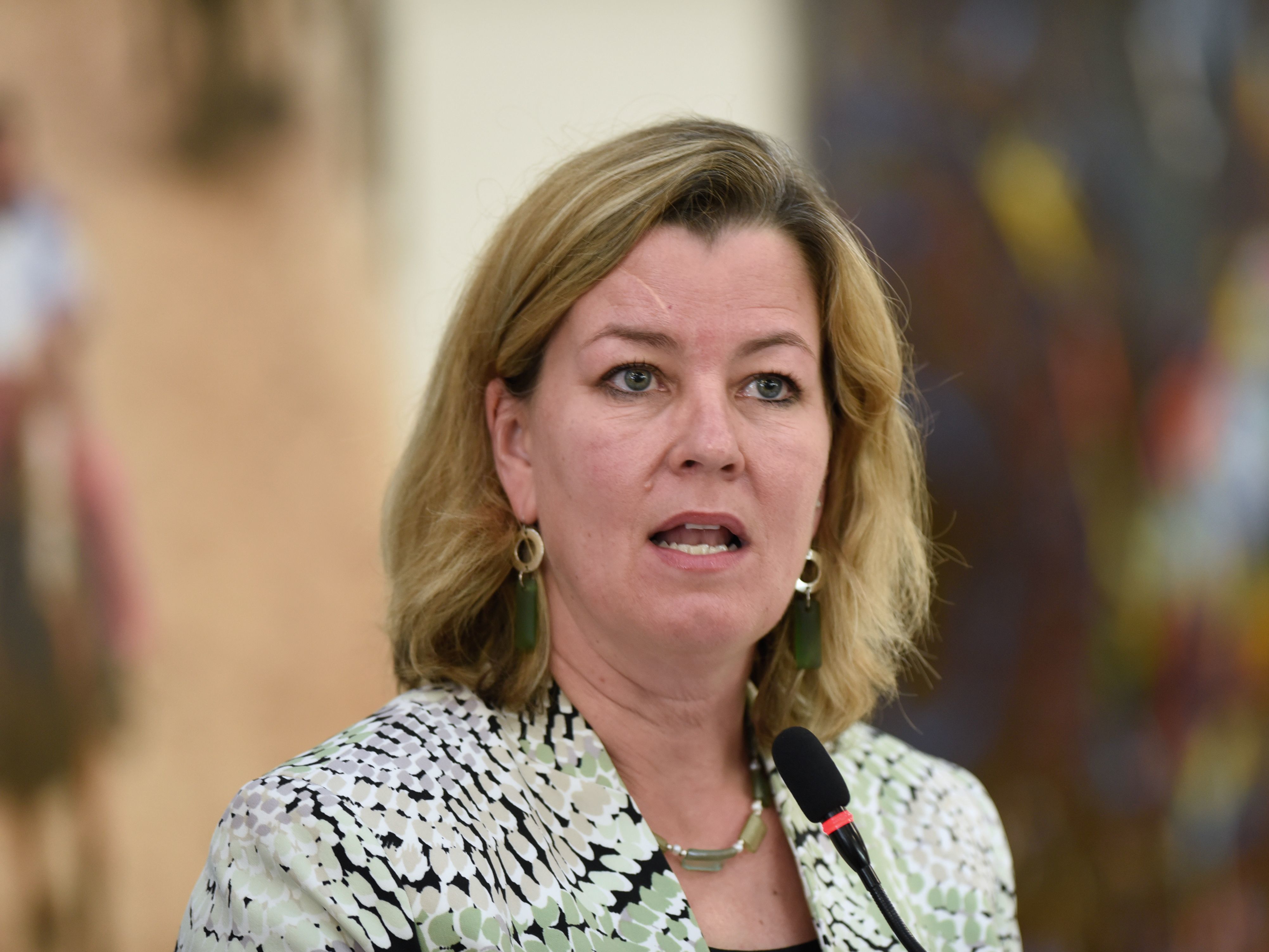 caption: Kelly Clements, United Nations deputy high commissioner for refugees, says that the Biden administration's promise to welcome more refugees into the U.S. sets an important tone on the international stage.