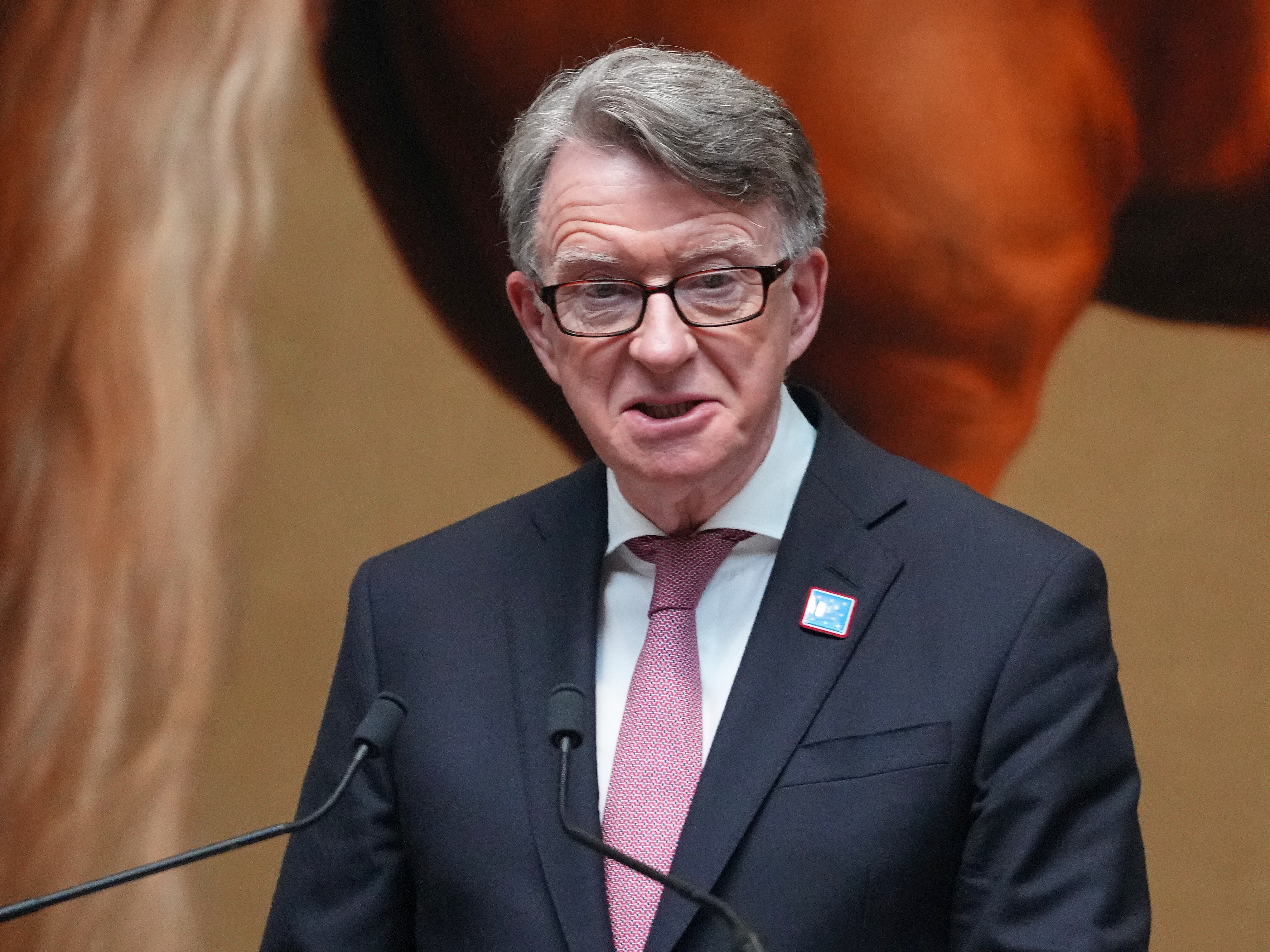 caption: Peter Mandelson was fired last year from his position as Britain's ambassador to the U.S. and resigned from the UK Labour Party earlier this month, over ties to convicted sex offender Jeffrey Epstein.