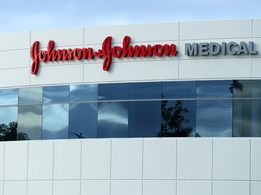 caption: Johnson & Johnson faces multiple lawsuits, including over the opioid epidemic. A reputation for corporate responsibility, dating back to the Tylenol scandal, offers a measure of protection, but no guarantee, analysts say.