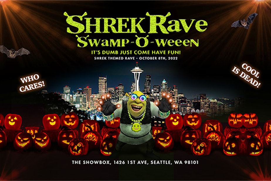 caption: Shrek Rave: Swamp-O-Ween