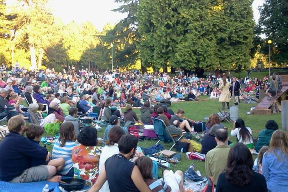 caption: Seattle Shakespeare in VolunteerPark