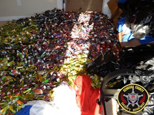 caption: Kenosha County, Wis., law enforcement officials discovered 31,000 THC-filled cartridges in a Bristol condo.