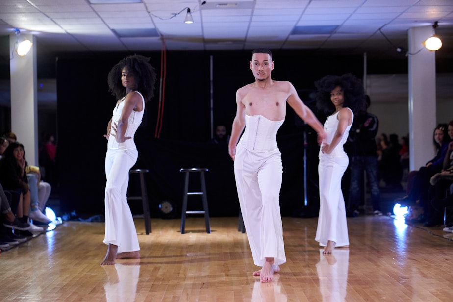 caption: Performers from CD Forum's "Showing Out: Contemporary Black Choreographers"