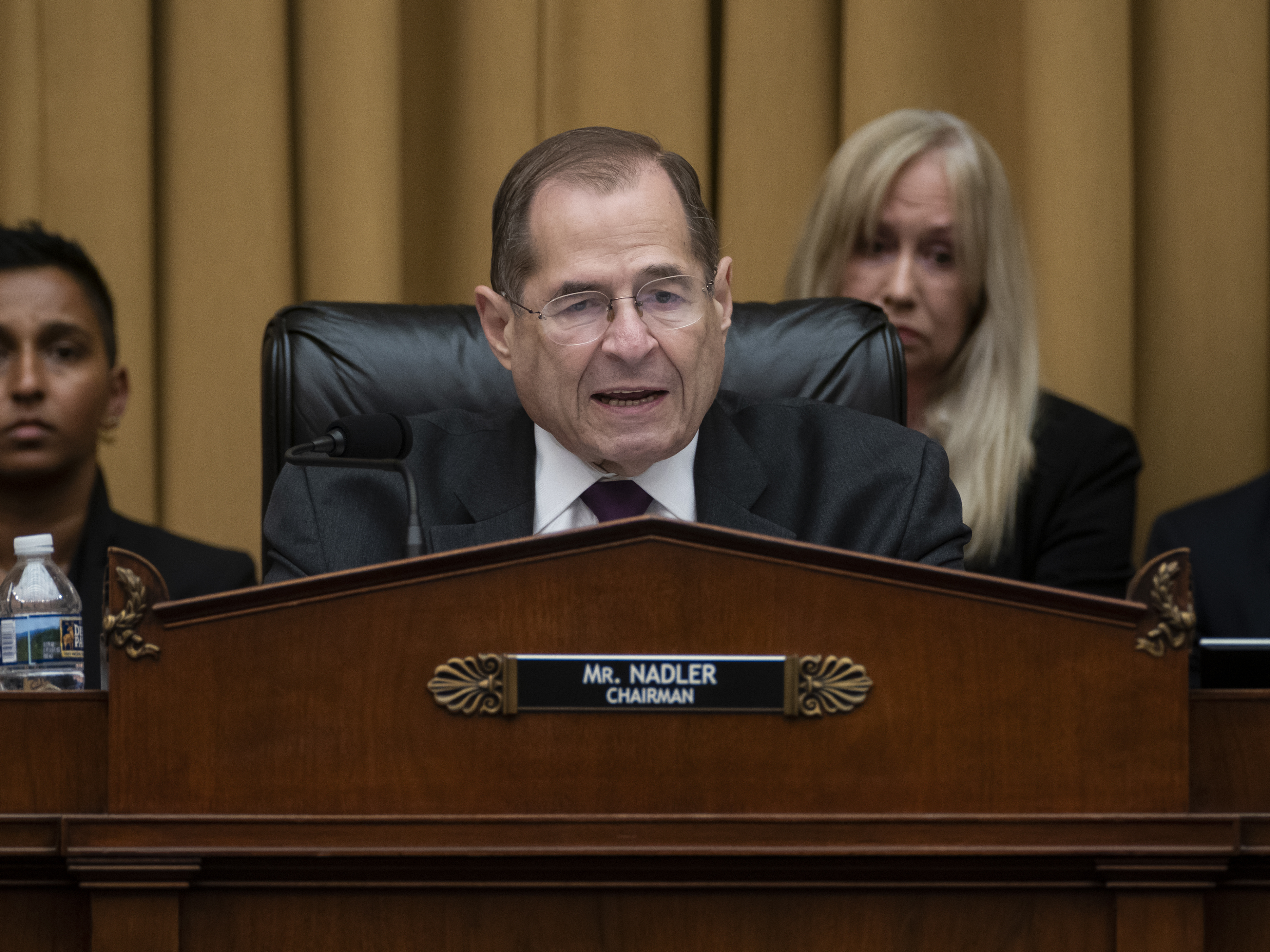 caption: Rep. Jerrold Nadler, D-N.Y., chairman of the House Judiciary Committee, is conducting multiple investigations into issues that he and others say could be impeachable offenses for President Trump.