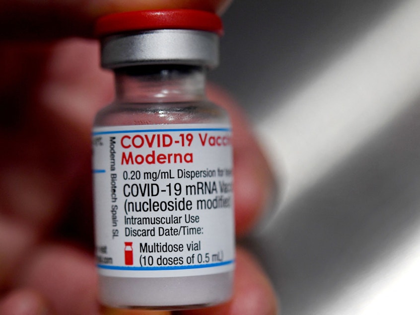 caption: Moderna says recently completed studies have found its vaccine to have a neutralizing effect against all COVID-19 variants tested, including the Delta variant.