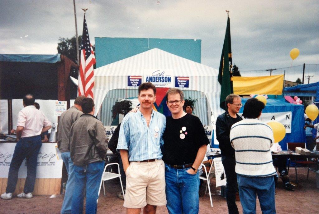 caption: Mayor Ed Murray and former state Representative Cal Anderson. Anderson and Murray were close friends.