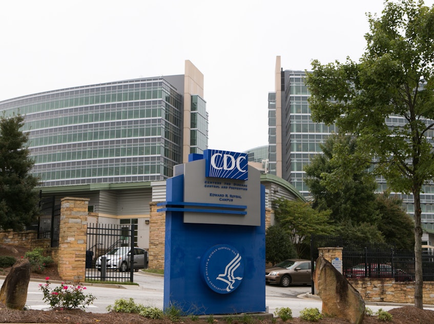 caption: The Centers for Disease Control and Prevention's headquarters in Atlanta.