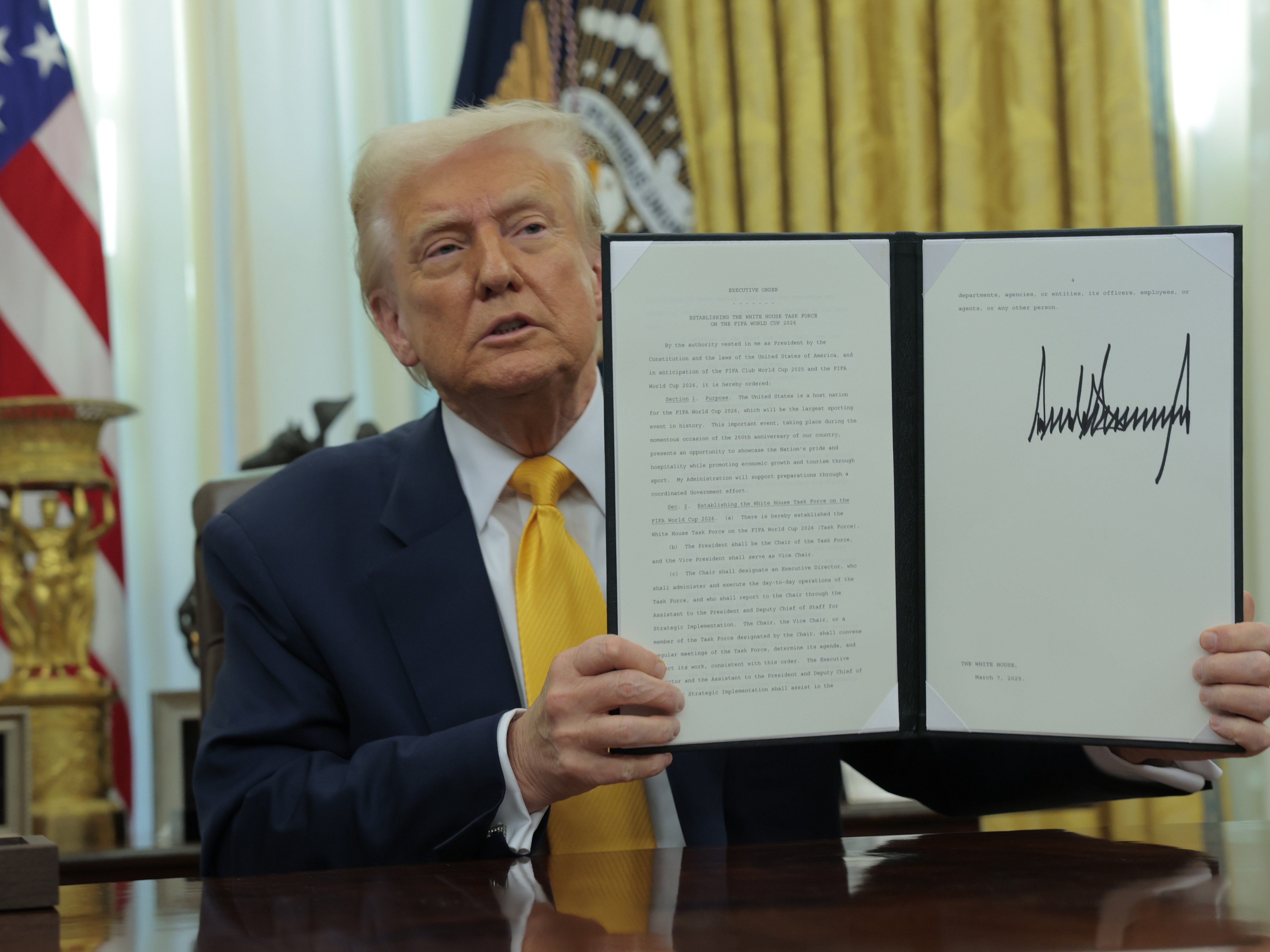 caption: President Trump, through orders, firings and other changes, is remaking the existing system of checks on the president. Supporters say that is exactly the point.