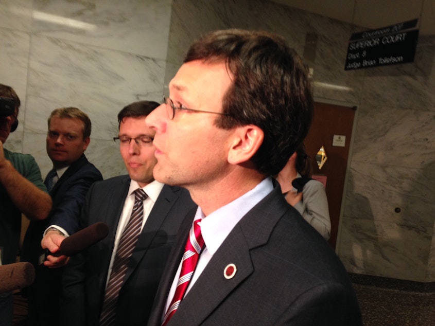 caption: Washington state Attorney General Bob Ferguson