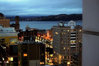 caption: Downtown Tacoma.