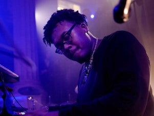 caption: A 24-year-old piano prodigy, Jahari Stampley, has won one of the most prestigious awards in jazz. The competition held by the Herbie Hancock Institute is widely seen as anointing new stars.