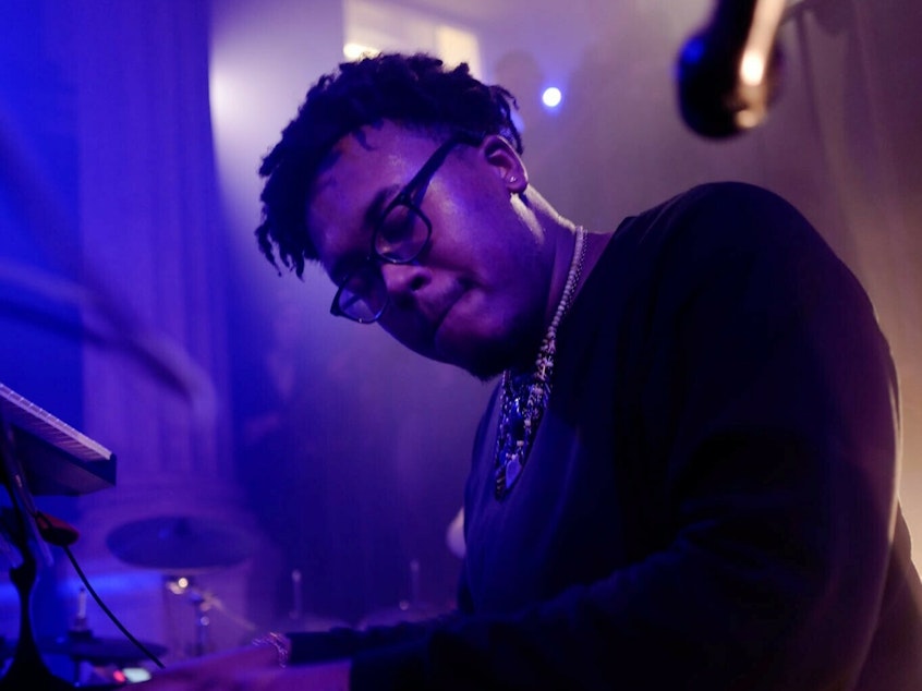 caption: A 24-year-old piano prodigy, Jahari Stampley, has won one of the most prestigious awards in jazz. The competition held by the Herbie Hancock Institute is widely seen as anointing new stars.