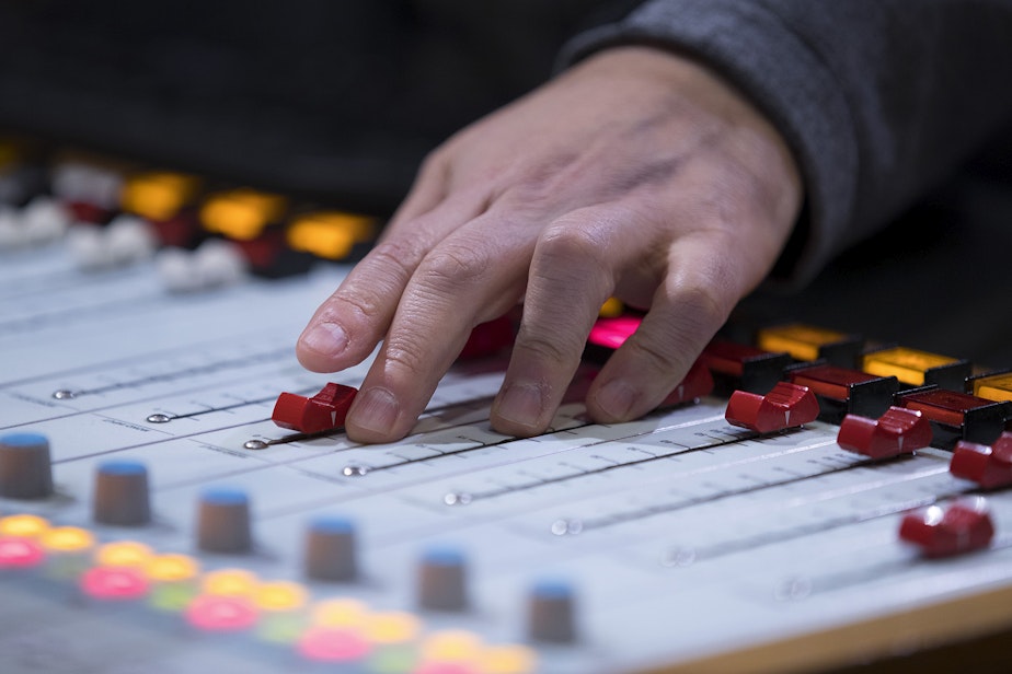 caption: KUOW studios