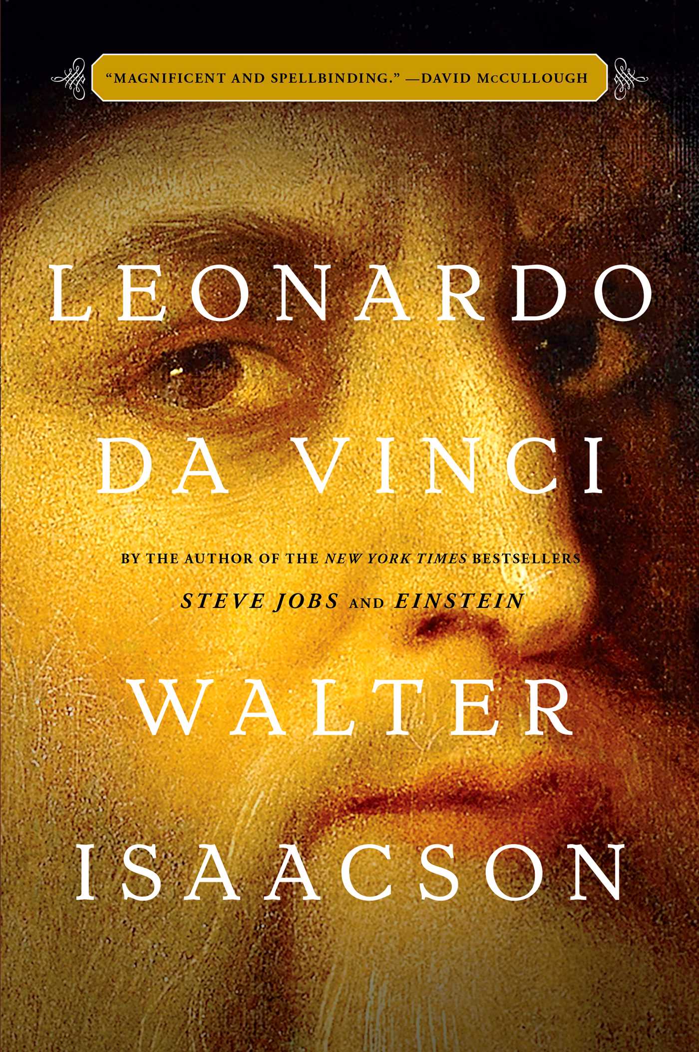 caption: The cover of Walter Isaacson's "Leonardo da Vinci"