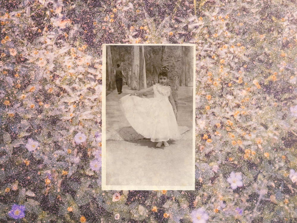 caption: Mom, as a child, poses for a portrait in Mexico City.