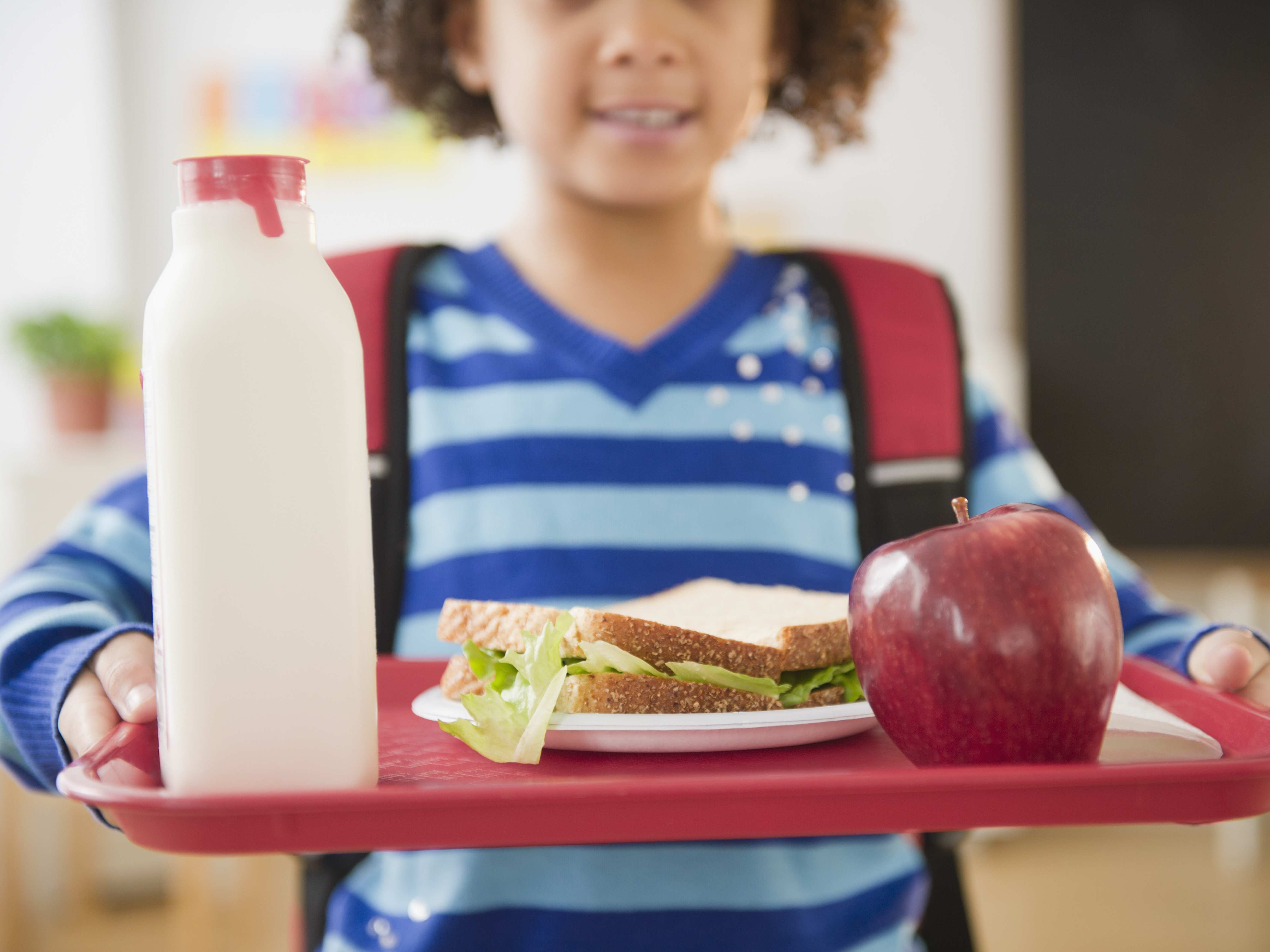 caption: A lawsuit filed by attorneys general from seven states says the weakened federal nutrition standards for school meals are putting kids at greater risk of health problems linked to diet.