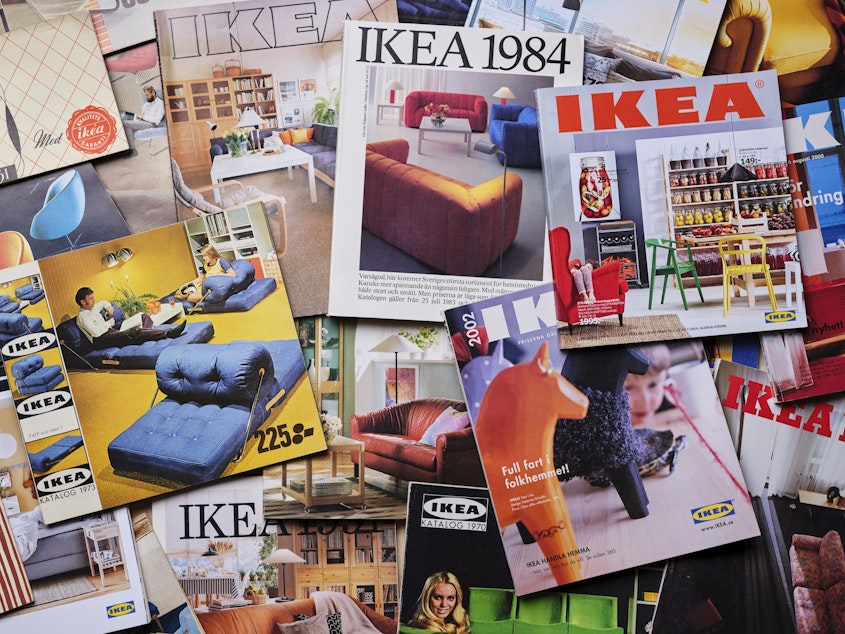 caption: Ikea says it is ending its famous catalog of home furnishings after a 70-year run, citing changes in how people shop and how they consume media.
