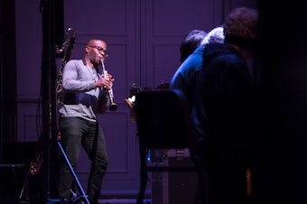 caption: Anthony McGill performs <em>You Have the Right to Remain Silent</em> with the Cincinnati Symphony Orchestra.