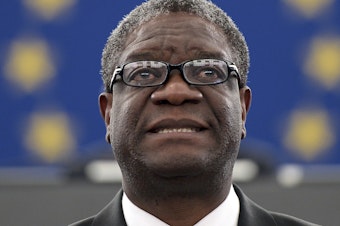 caption: Dr. Denis Mukwege, a gynecologist in the Democratic Republic of the Congo, treats victims of rape, tending to their physical and emotional needs. The 2018 Nobel Peace Prize has been awarded to Mukwege and to Nadia Murad for their efforts to combat wartime sexual assault.