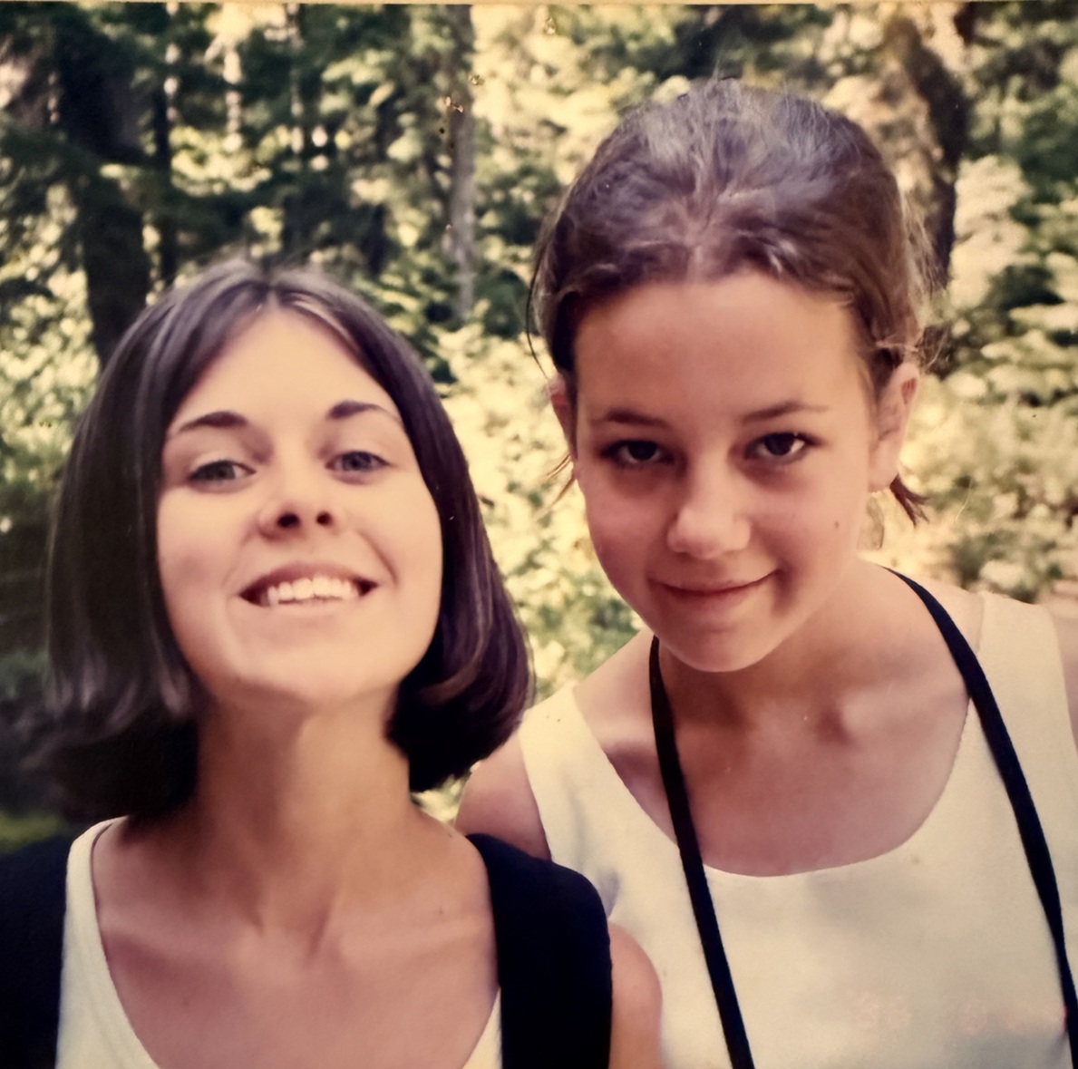 caption: Isolde Raftery, left, and Ella Hushagen.