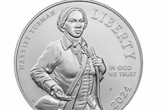 caption: The U.S. Mint has released the 2024 Harriet Tubman Silver Dollar as part of the Harriet Tubman Commemorative Coin Program. The coins include $5 gold coins, $1 silver coins and half-dollar coins honoring the bicentennial of her birth.