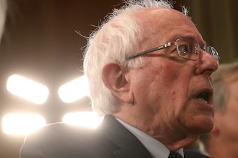 caption: Sen. Bernie Sanders of Vermont says he is set to release his tax returns Monday. For the first time in his career, it's been revealed that Sanders is now, in fact, a millionaire.