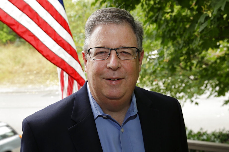caption: Chris Vance has thrown his support behind Republicans For Harris, a group of Republicans supporting Democratic presidential candidate Kamala Harris in the 2024 election. Vance was once chair of the Washington State Republican Party, and a Republican state lawmaker. More recently, he described himself as an independent as Donald Trump took over the GOP.