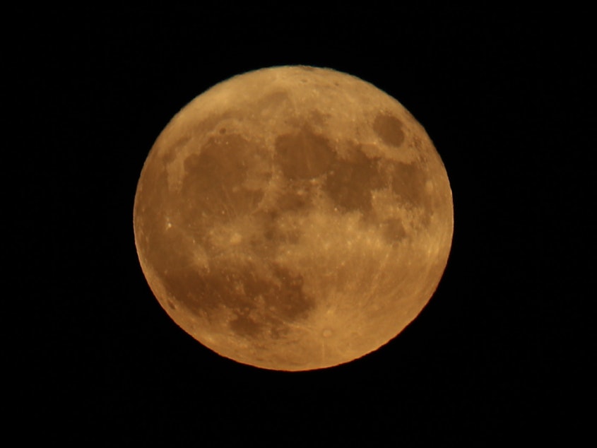 caption: Last year's harvest moon took place on Oct. 1. The lunar event is designated as the full moon occurring nearest to the autumnal equinox every year.