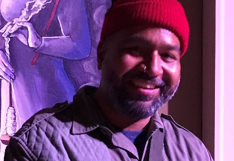 caption: Larry Mizell Jr, KEXP’s director of editorial and DJ for the afternoon show with Larry Mizell Jr.