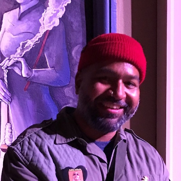 caption: Larry Mizell Jr, KEXP’s director of editorial and DJ for the afternoon show with Larry Mizell Jr.