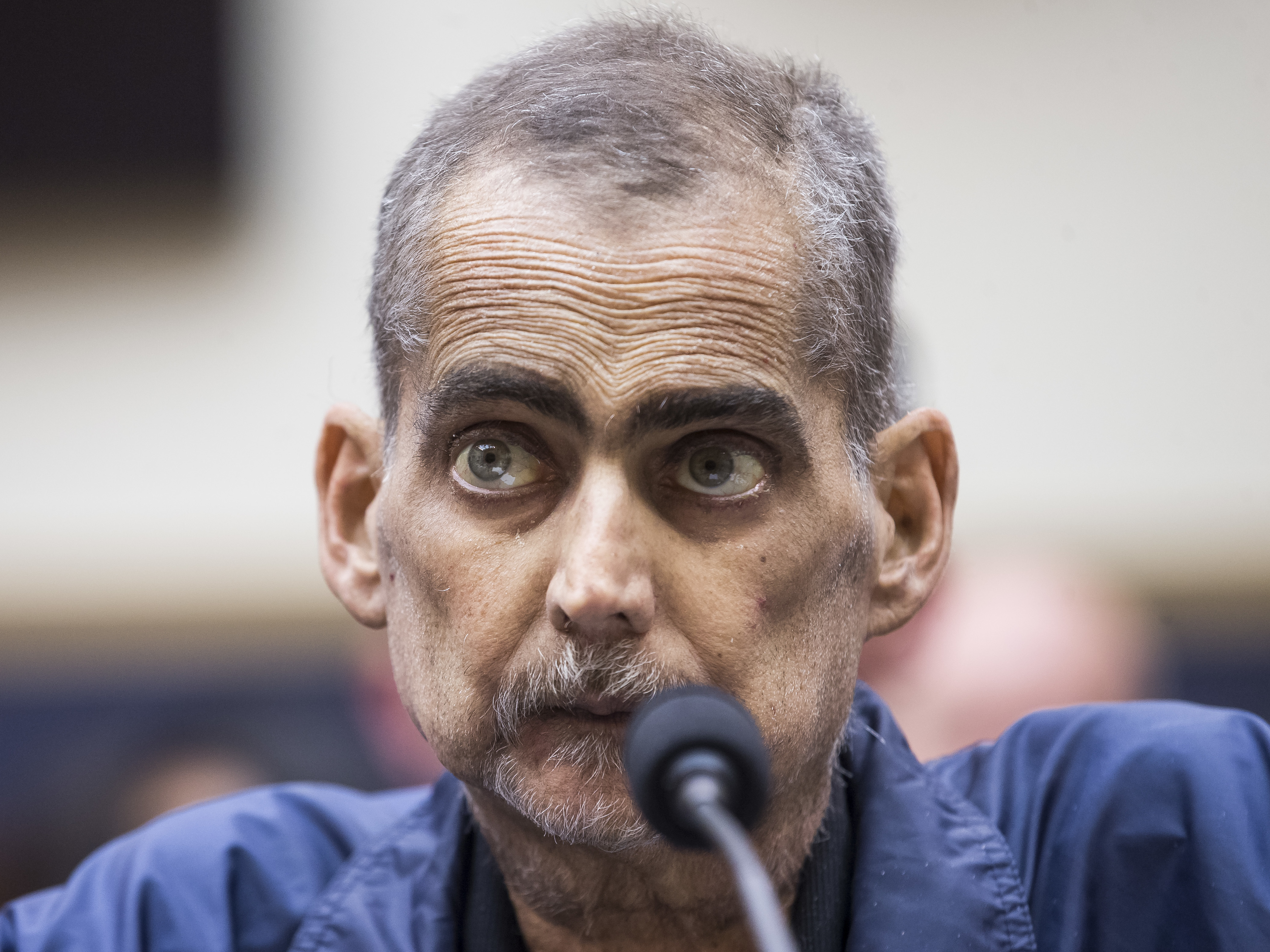 caption: Retired New York Police Department detective and 9/11 responder Luis Alvarez died on Saturday, his family announced. Earlier this month, he testified during a House Judiciary Committee hearing on reauthorization of the September 11th Victim Compensation Fund.